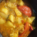 El cooksnap de Laia cuando hizo Caldo de papas canario.