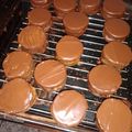 El cooksnap de Lidia Norese cuando hizo Alfajores! Los mejores!!!.