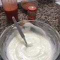 El cooksnap de Nora Bellomo cuando hizo Salsa blanca express y light en microondas.