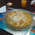 El cooksnap de Ale cuando hizo Sopa de pollo casera.