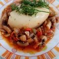 Cooksnap-ul lui Laura Maria atunci când a preparat Tocăniță de ciuperci cu mămăliguță (de post).