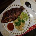 El cooksnap de Yanibel Mendez cuando hizo Mojarra al mojo de ajo.