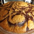 El cooksnap de Cuqui Bastida cuando hizo Bizcocho Mármol con Cacao Puro y Nata.