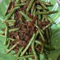 Cooksnap dari Wita Setiati untuk resep Tumis buncis daging cincang lada hitam