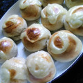 El cooksnap de Adriana Acevedo cuando hizo Pan de leche con crema pastelera.