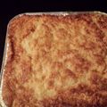 Jessica's cooksnap of when they made Deep South Peach Cobbler.