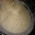 El cooksnap de Emilse Elizabeth cuando hizo Salsa blanca para canelones.
