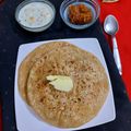 Mukti Bhargava का कुकस्नैप जब उन्होंने हरी मटर आलू का पराठा (Hari matar aloo ka paratha recipe in Hindi) बनाया था।