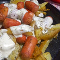 El cooksnap de Patricia Moyes cuando hizo Salchipapa.