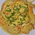 El cooksnap de Maria Garcia cuando hizo Gambas con salsa de curry y leche de coco.