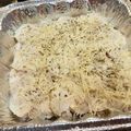 El cooksnap de Esther De Jesus cuando hizo Papas al horno en salsa blanca.