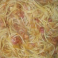 El cooksnap de "Cocina con Celi" cuando hizo Spaghettis a la boloñesa de bacon.