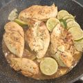 El cooksnap de Zaith Citorian cuando hizo Pechugas de pollo con lima y hierbas frescas.