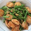 Cooksnap dari Ucha Uswatun Khasanah Ananda untuk resep Tumis Buncis, Tofu Telur dan Udang