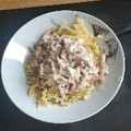 El cooksnap de Camen Rocio cuando hizo Spaghetti carbonara.