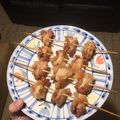 El cooksnap de Yae Ferrari cuando hizo Pinchos de pollo y panceta👩🏼‍🍳🥓.