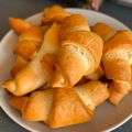Adrienn Gáborné Szegedi Cooksnap-ja, amikor elkészítette a(z) Tejes kifli receptet.