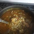 El cooksnap de Albana Rende cuando hizo Locro Criollo argentino.