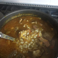 El cooksnap de Albana Rende cuando hizo Locro Criollo argentino.