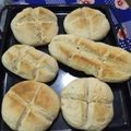 El cooksnap de Caro Abayay cuando hizo Pan de campo.