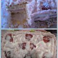 El cooksnap de Rosalía cuando hizo Tarta de fresas con nata.
