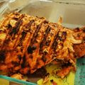 El cooksnap de Oscar Riquelme Cruz cuando hizo Salmón zarandeado.
