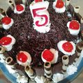 Cooksnap dari Theresia Essha untuk resep Black fores panggang/cake ultah