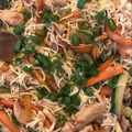 il Paolobertoncin quando ha preparato Noodles con pollo e verdure