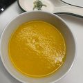 El cooksnap de Miriam cuando hizo Crema de calabaza, calabacín y zanahoria en thermomix para cenar.
