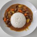 Heni Hendrawati's cooksnap of when they made Japanese Beef Curry.
