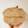 Cooksnap dari NatureAhead untuk resep French Countryside Sourdough Rustic Bread (roti tawar dengan ragi alami)