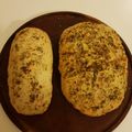 El cooksnap de Eber cuando hizo Pan de cebolla en molde con harina Pureza y cubierta saborizada.