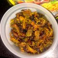manu garg का कुकस्नैप जब उन्होंने करेला कतली (karela katli recipe in Hindi) बनाया था।