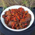 Cooksnap dari Binti Sae untuk resep Dendeng Badaruak (Dendeng Balado Kering)
