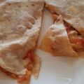 El cooksnap de MariCarmen Ariza cuando hizo Quesadillas mexicanas de solomillo de pollo.