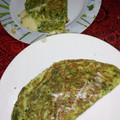 El cooksnap de Ayelen Ortiz cuando hizo Omelette de espinaca light.