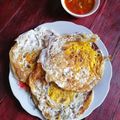 Cooksnap Julia ALeen Aireish semasa beliau membuat Roti Canai Telur.