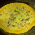 El cooksnap de Ana Laguna cuando hizo Quiche de verduras y jamón .