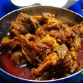 Prasadi Debnath's cooksnap of when they made খাঁসির মাংস (khansir mangsho recipe in bengali).