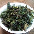ReaxBugs's cooksnap of when they made Kale Chips.