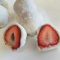 Rébecca Brilvicas's cooksnap of when they made Strawberry Daifuku－Japanese Cake with Sweet Bean Paste Filling.