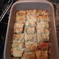 El cooksnap de Mariángeles Acuña cuando hizo Rollitos de berenjena rellenos de espinacas.