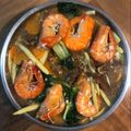 Cooksnap Audrey J semasa beliau membuat Kway Teow Kungfu.