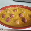 El cooksnap de Samira cuando hizo Albóndigas en salsa con patatas fritas.