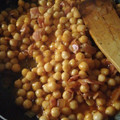 El cooksnap de Itziar cuando hizo Garbanzos con bacon y cebolla.