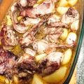 El cooksnap de David cuando hizo Conejo al horno.