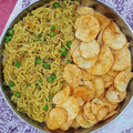 MeenaYadav का कुकस्नैप जब उन्होंने स्ट्रीट स्टाइल वेज़ मसाला मैगी (street style masala maggi recipe in Hindi) बनाया था।