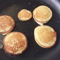 @Om Ziyad_Kitchen 's cooksnap of when they made Cornmeal Pancakes.