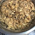 El cooksnap de Daniel Fernández cuando hizo Huevos rellenos de atún con pimiento y cebolla caramelizados.