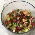 El cooksnap de David Alanis Medel cuando hizo Ceviche de camarón y pescado estilo Mexicali.